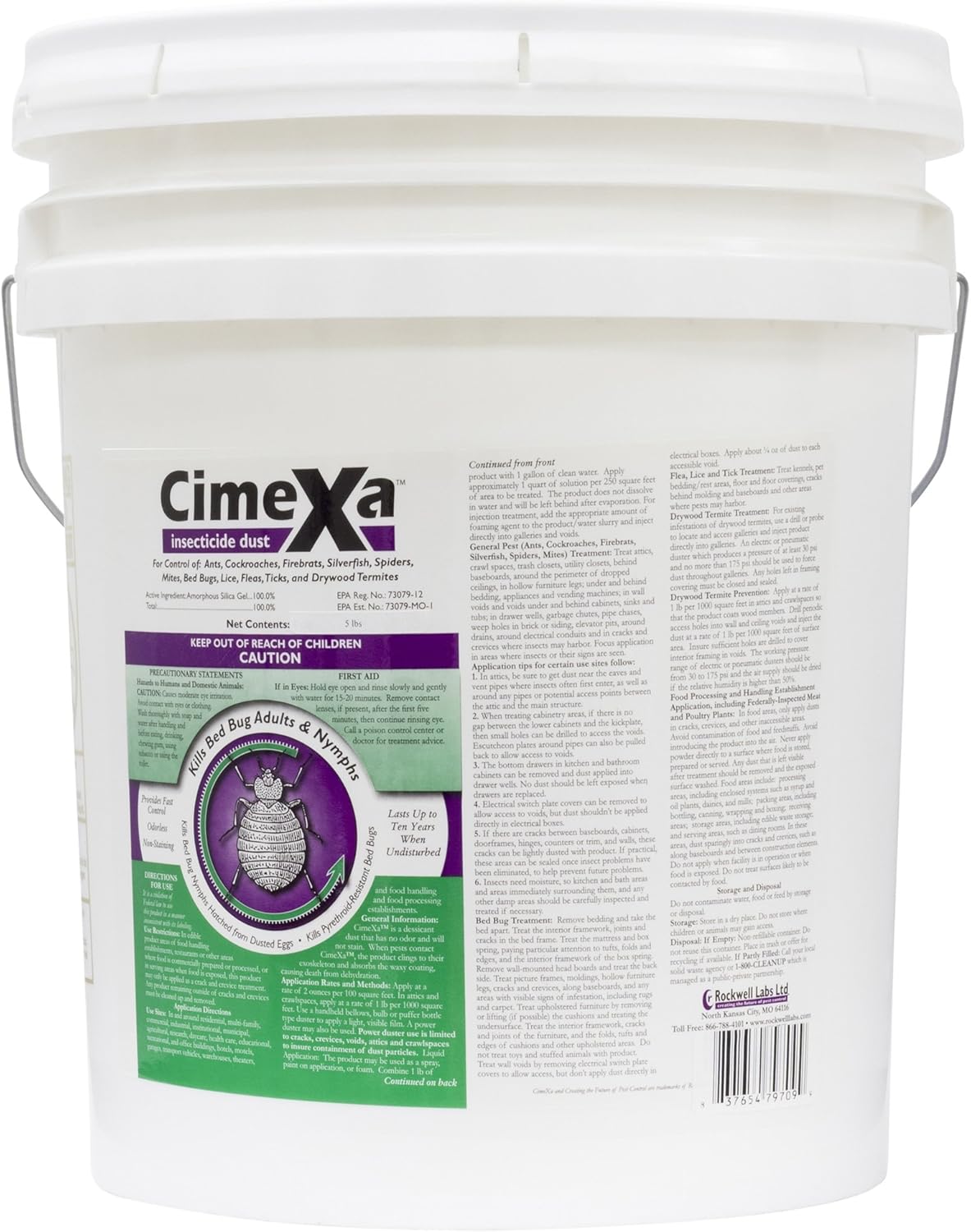 CimeXa Insecticide Dust 5 lb pail