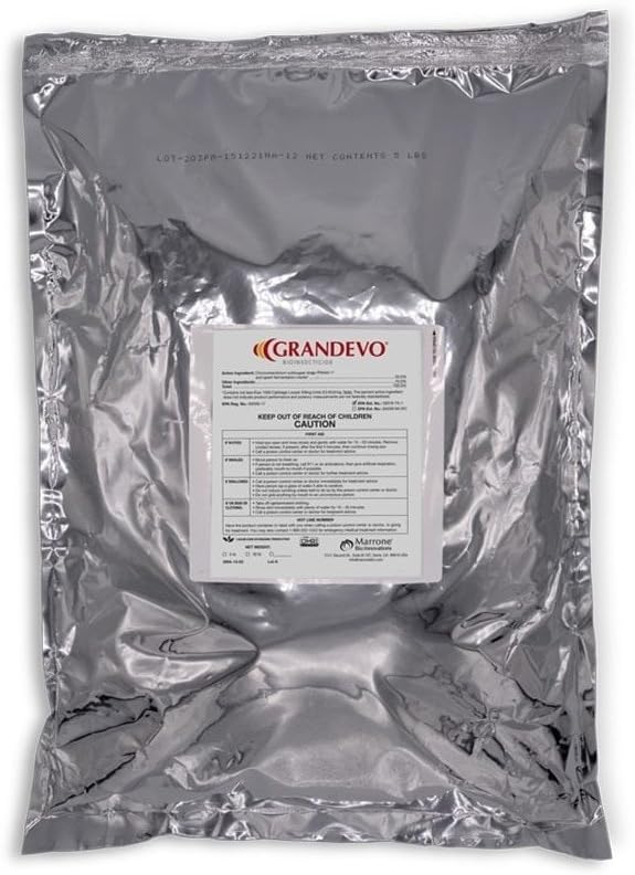 NEW Marrone Bio Innovations Grandevo WDG Water Dispersible Granule 6 lb Broad Spectrum Bioinsecticde