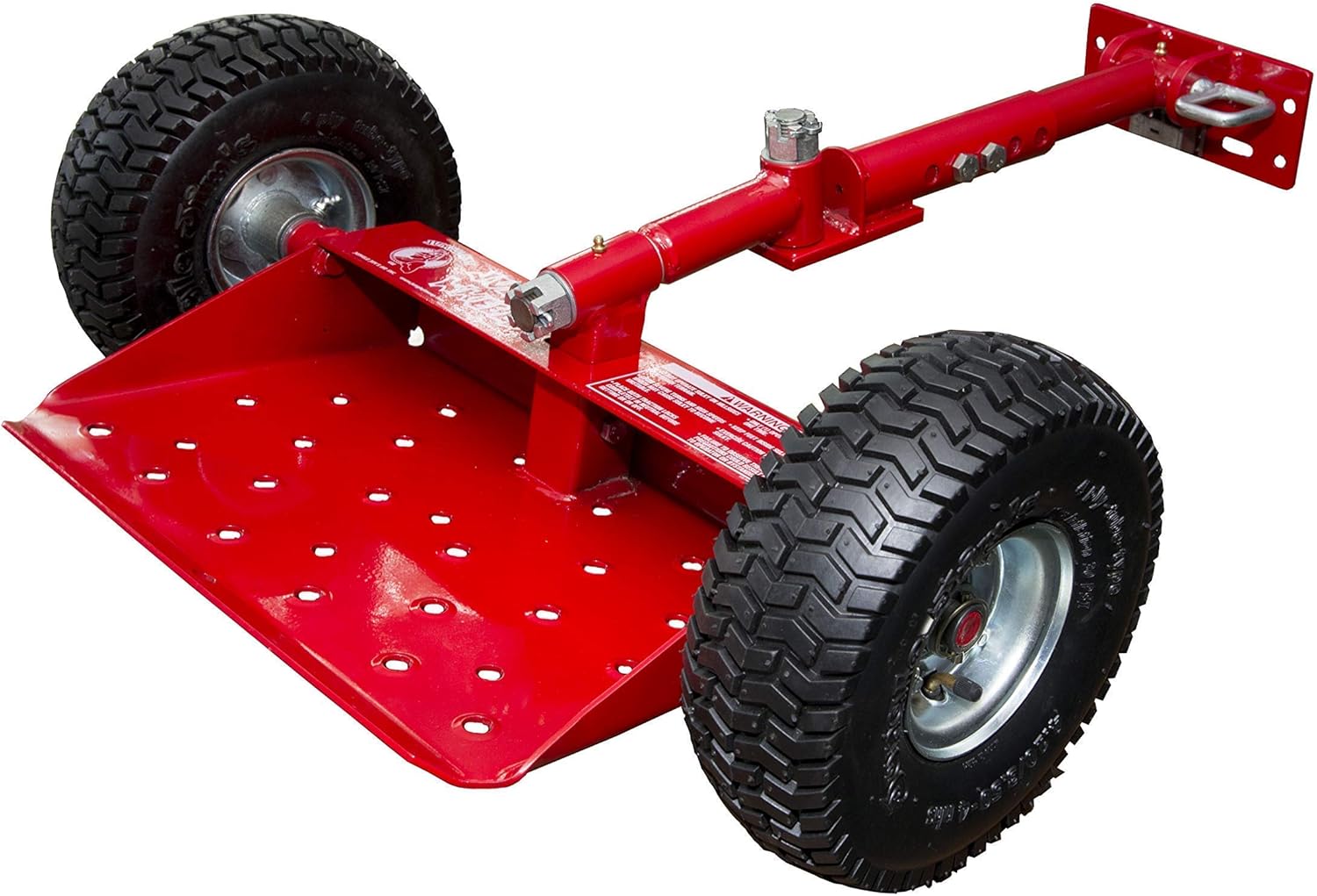 Jungle Jim's Jungle Wheels Lawn Mower Sulky for Lawn and Landscape Professionals (Red Jungle Wheels)