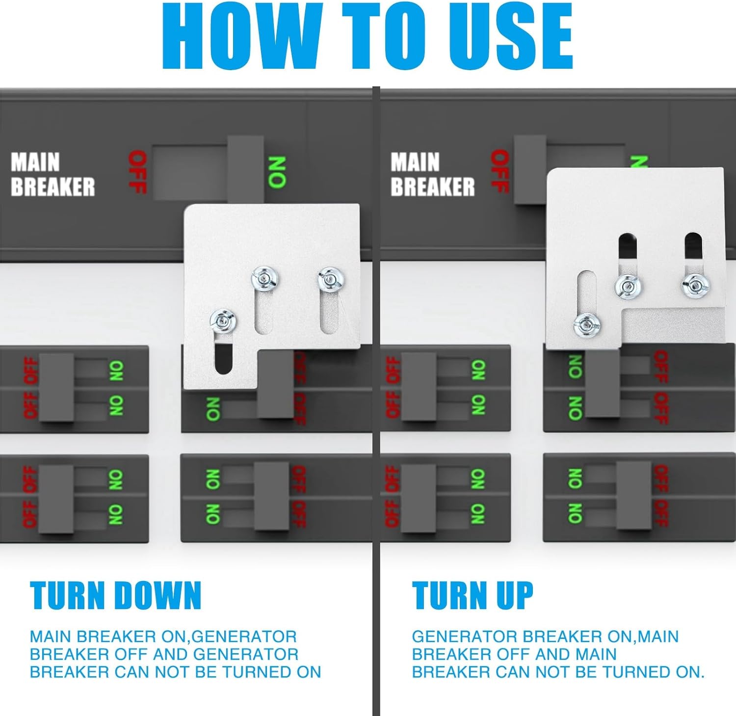 Xuhal 25 FT 30 Amp Generator RV Extension Cord and Pre-Drilled Power Inlet Box 3 Prong Compatible with NEMA TT-30P/L5-30R 125V/250V Cord with Generator Interlock Kit to House STW 10 Awg, Etl Listed