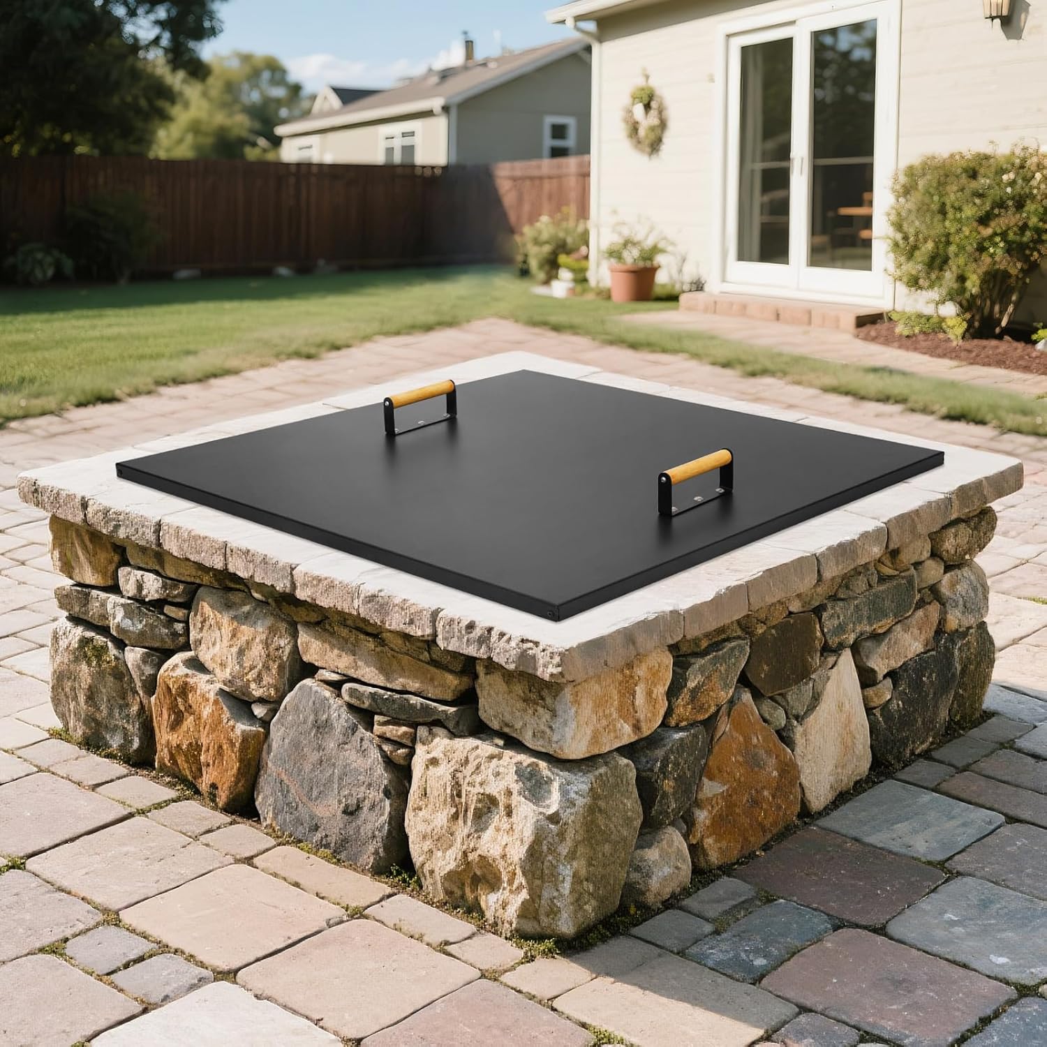 Firepit Lid Square - Rust Resistant 36