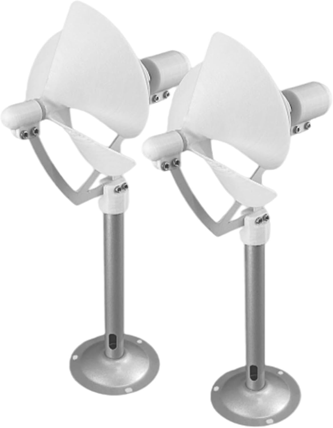 DIY White Wind Turbine Generator Model 10W Micro Spiral Wind Turbine Generator Permanent Magnet Generator Model Breeze Start Generator Light with LED Light