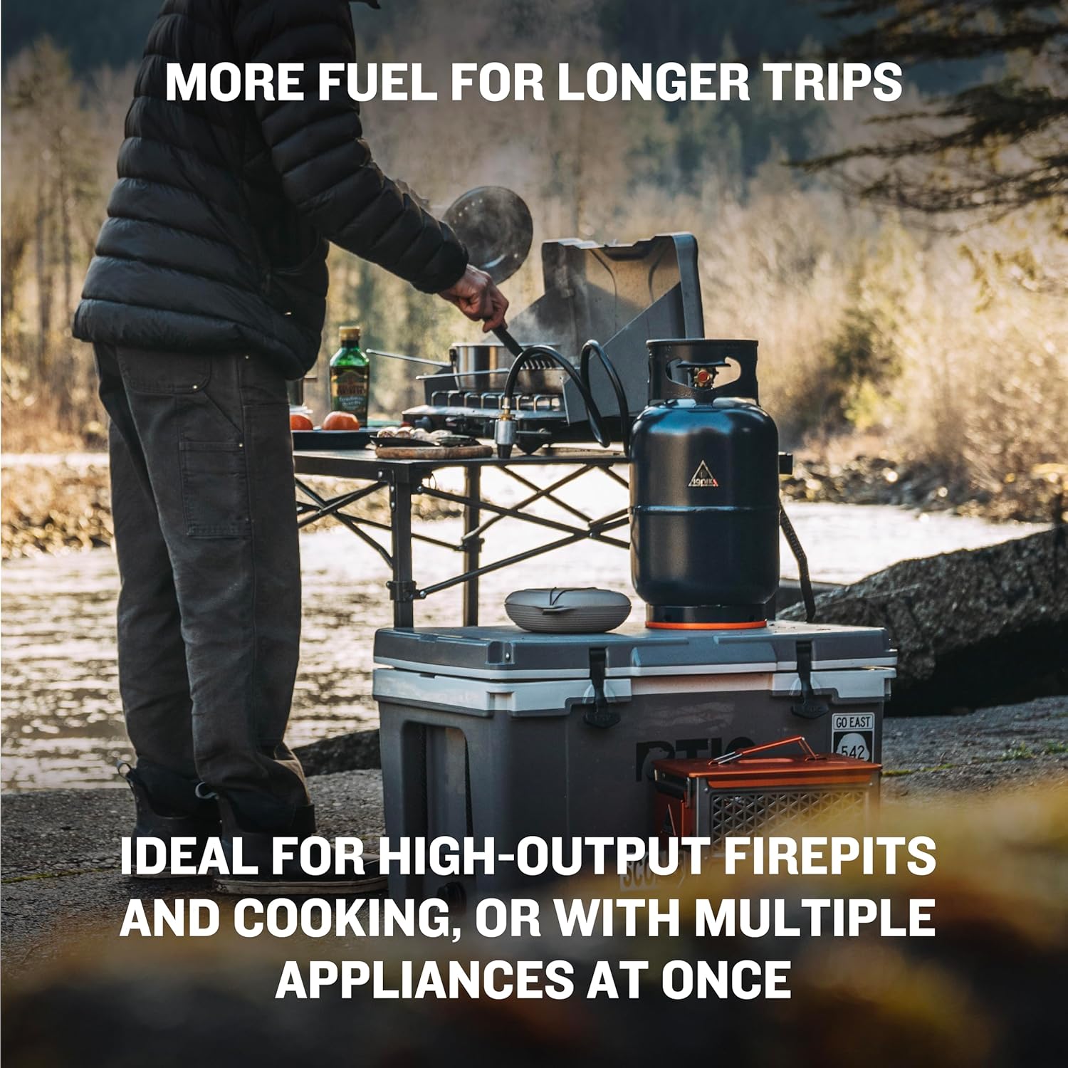 Ignik Refillable Gas Growler Propane Tank