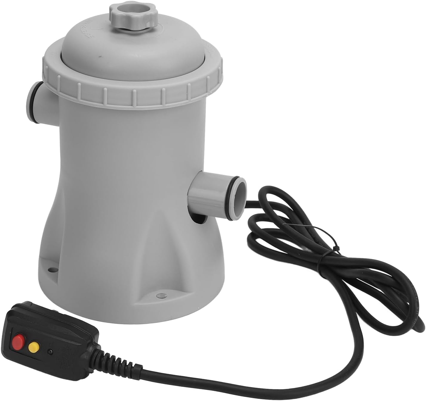 Generic 330 Gallon Cartridge Swimming Pool Filter Pump, Effective Filtration, Low Noise Electric Water Pump for Above Ground Pools, Water Filter Pump with Drain Valve and Accessories Set