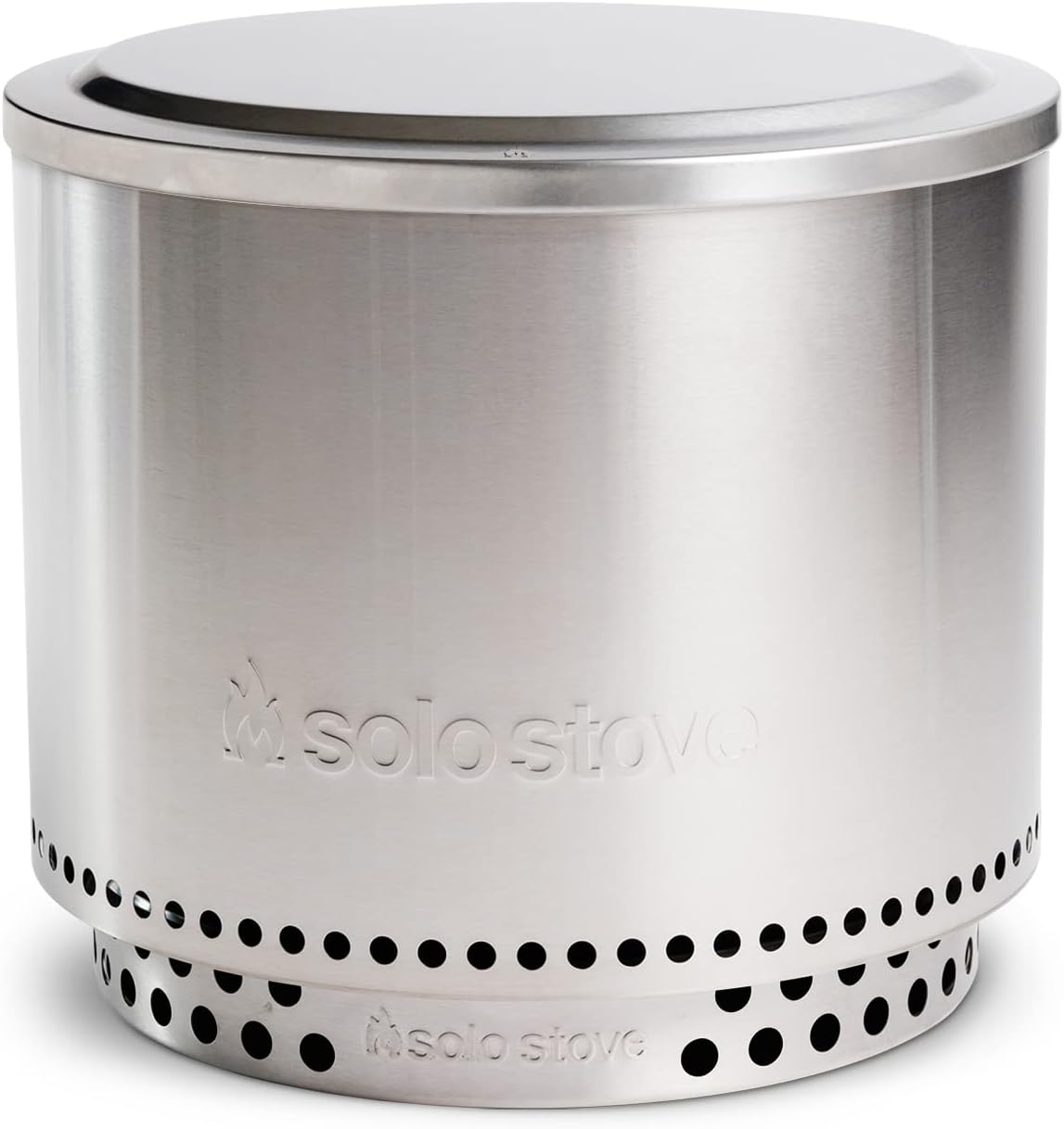 Solo Stove Bonfire Lid - Premium 304 Stainless Steel Fire Pit Cover, Modern Round Design, Versatile Tabletop Accessory, Compatible with Solo Stove Bonfire, Wood Burning and Camping Accessory