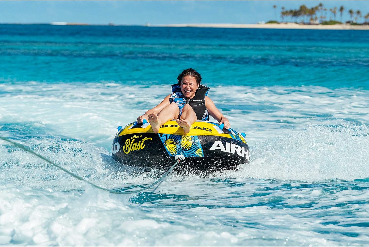 AIRHEAD Blast Towable Tube for Boating with 1-4 Rider Options