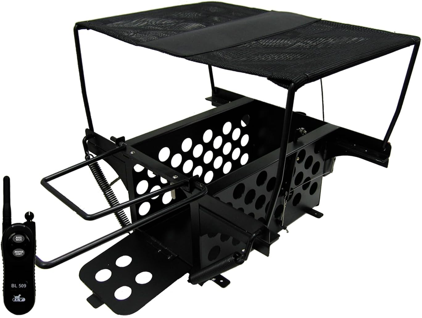 DT Systems BL Series Remote Bird Launcher, Large Quiet-Release 700-Yard Range Hunting Dog Retriever Training Tool with Easy-Load Trap Door & Beeper/Locator, Fits Pheasant/Duck Sized Birds