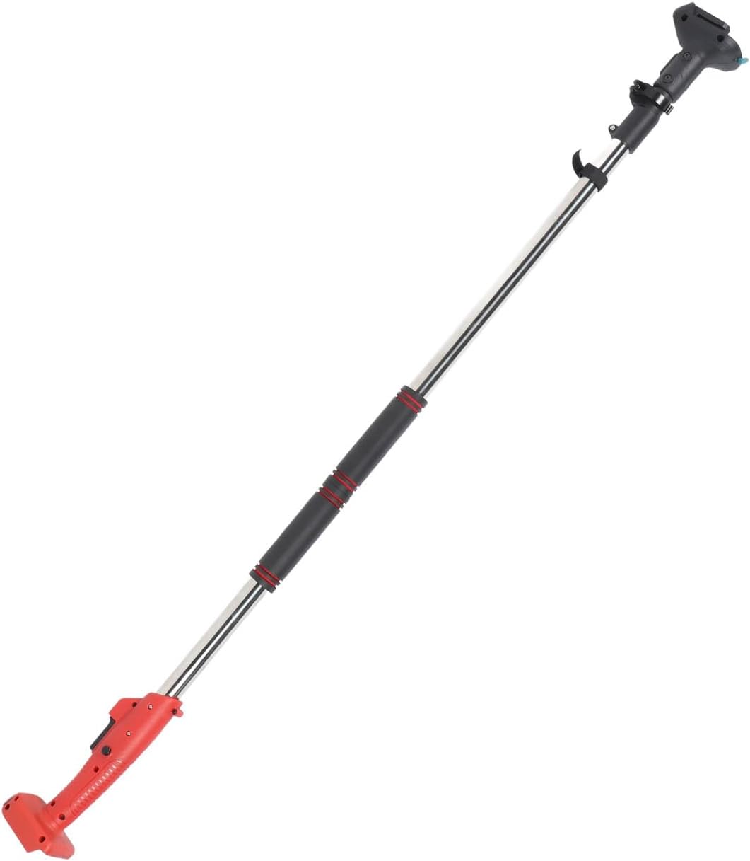 Lightweight Telescopic Extension Pole for Cordless Chainsaws, Extending From 4.33 to 7.21ft, Sturdy Stainless Steel