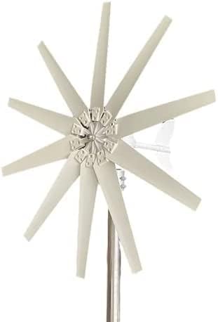 Windmill Power Generator with Charge Controller,10 Blades 3000W Wind Turbine Generator Windmill with Controller Homeuse