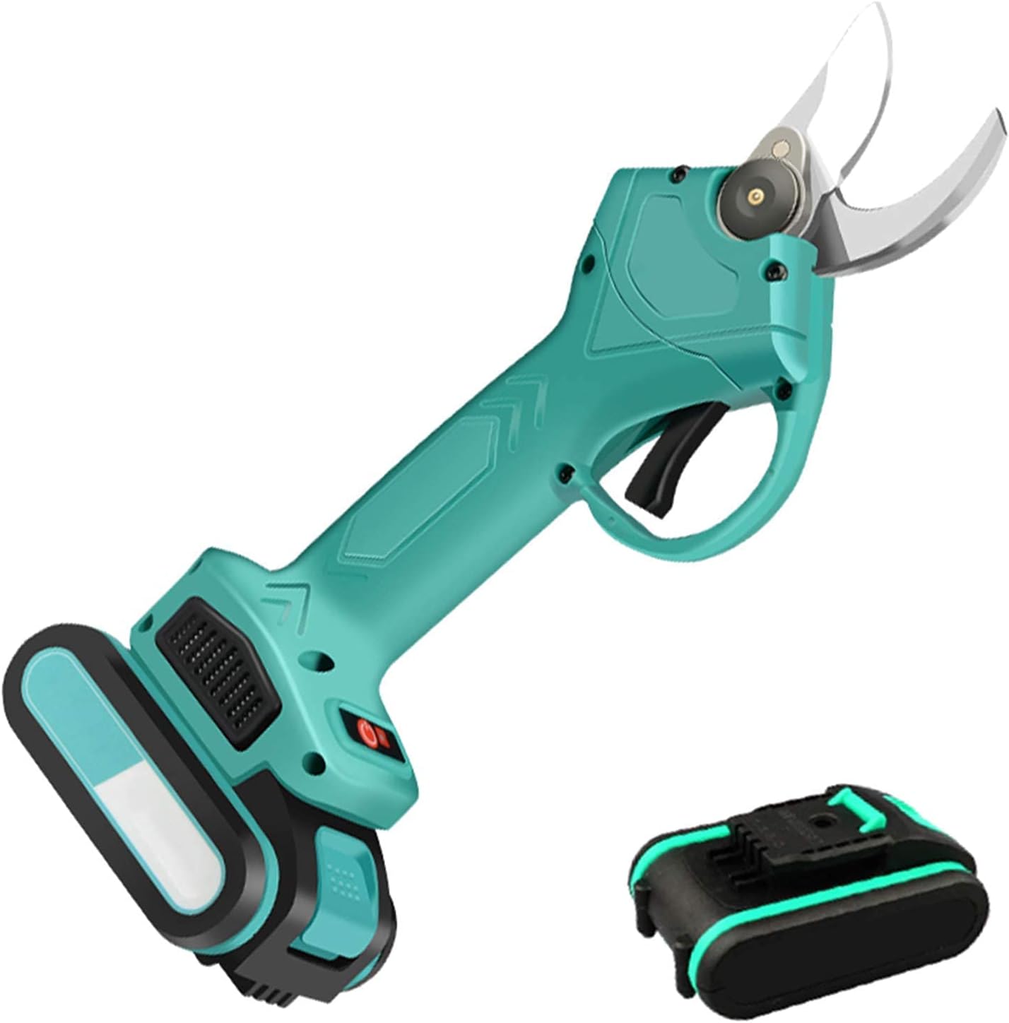 Professional Cordless Electric Pruning Shears with 2Pcs Lithium Battery, Tool Kit Tree Branch Pruner, Easy to Operate