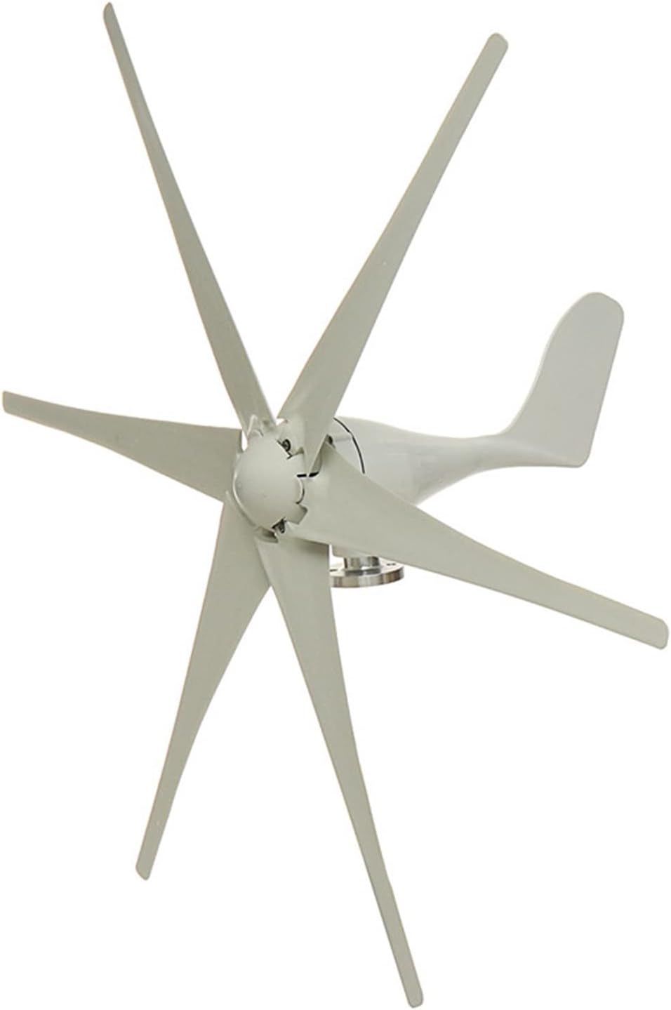 Wind Power Turbine Generator 6000W Small Home Wind Turbine Generator Windmill Fit For Street Lamps,Monitoring Boat Free 10kw 10000W WithController (Color : White, Size : WITH CONTROLLER_12V)