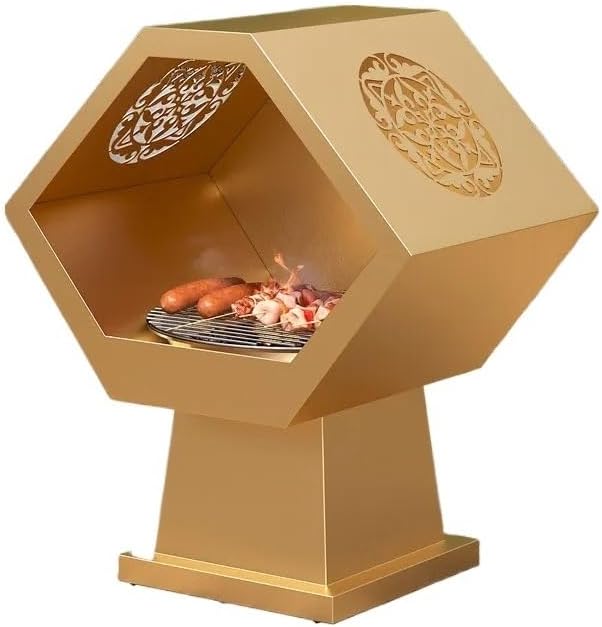 Outdoor Fireplaces Modern Indoor Charcoal Brazier Household Fire Pits Heating Stove Outdoor Courtyard BBQ Grill Garden Smokeless Fire Pits