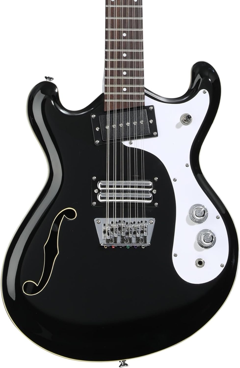 Danelectro 66-12, 12-string Electric Guitar - Limo Black