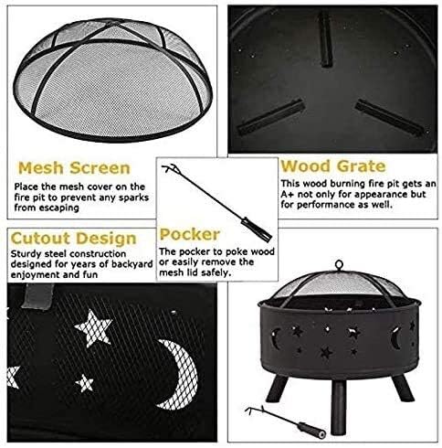 Fire Pits Outdoor Wood Burning 24