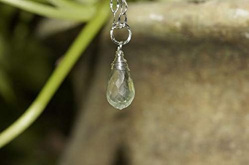 green amethyst micro faceted briolette 13 x 8 mm packet of 2 amethyst bead supplies