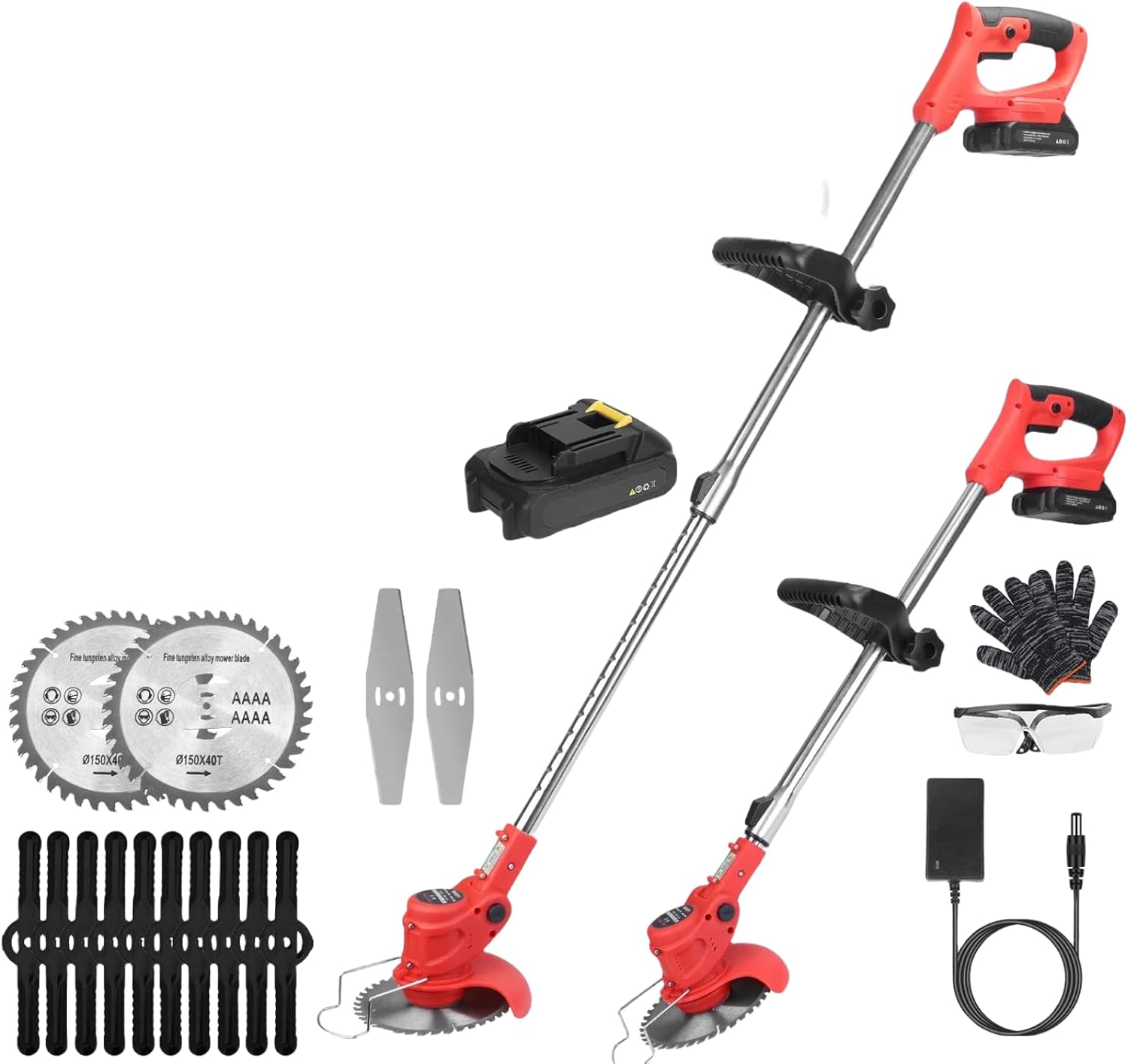 8000 RPM Telescopic Weed Trimmer/barbedless Lawn Mower/Brush Trimmer with 37