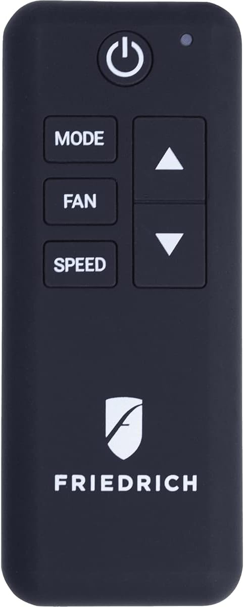 Friedrich WCT12A10A WallMaster Series Smart Wall Air Conditioner with 12000 Cooling BTU, 550 sq. ft. Cooling Area, 295 CFM, 3 Cooling Speed, Remote Control, Compatible with Alexa in White