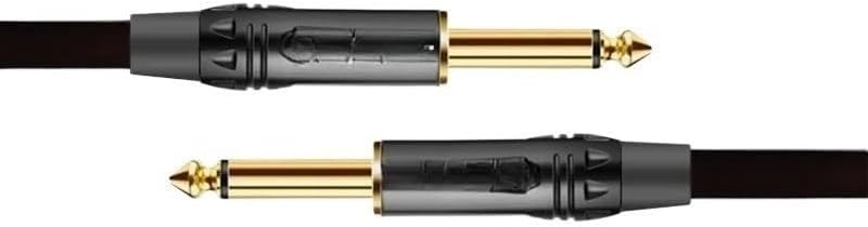 Ja-ck 6.5mm Audio Cable Male to Male Guitar Cable for Electronic Musical Instrument Connect to Audio Amplifiers, Etc(15m)