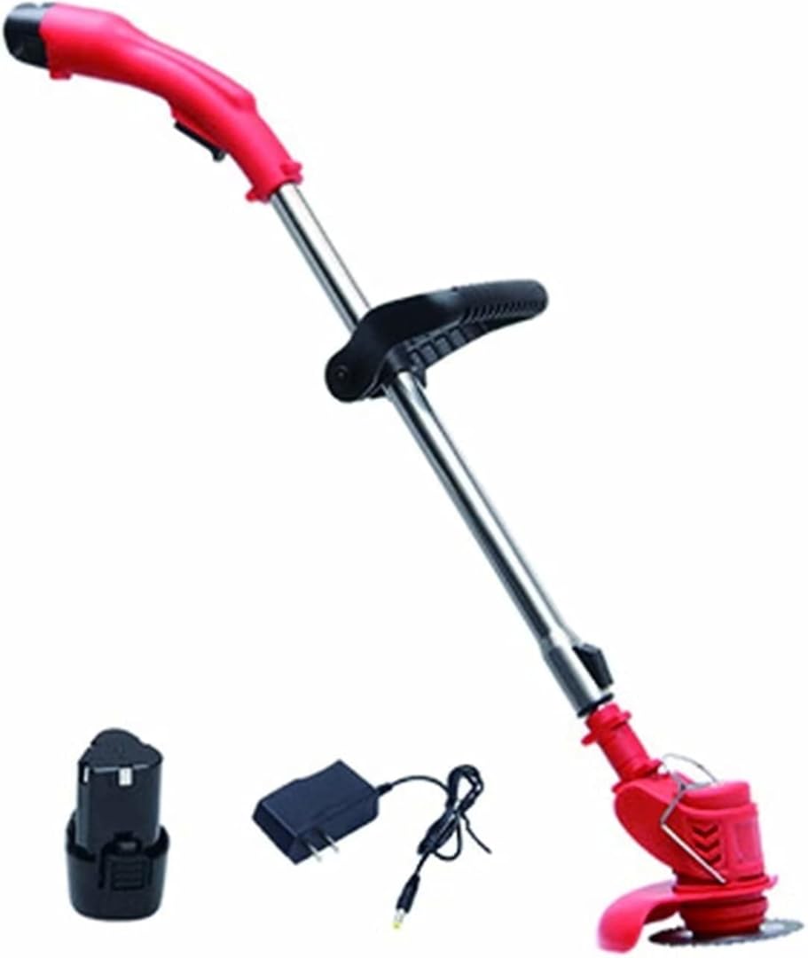 Cordless Trimmer & Lawn Mower - Lightweight, Portable, Rechargeable with Small Lithium Battery