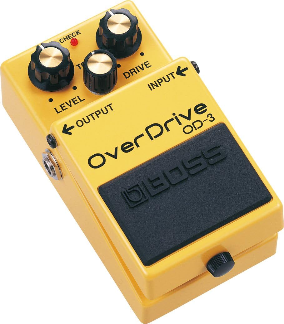 BOSS OD-3 Overdrive Guitar Pedal (OD-3), gold, meduim