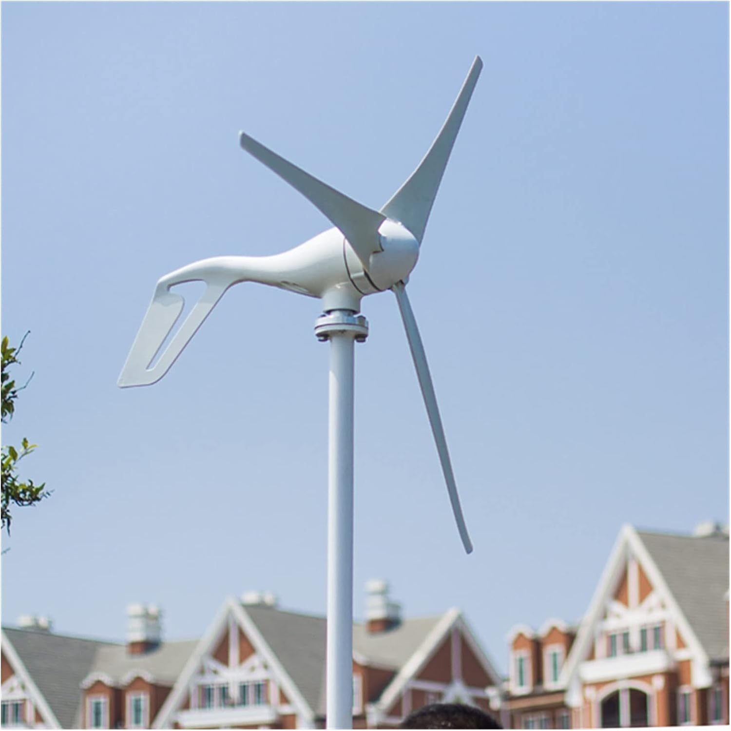 Wind Turbine Horizontal Low RPM 400W Wind Turbine Generator Used For Land And Marine (Color : Free Controller, Size : 3 BLADES_12_400W), 4001160260125