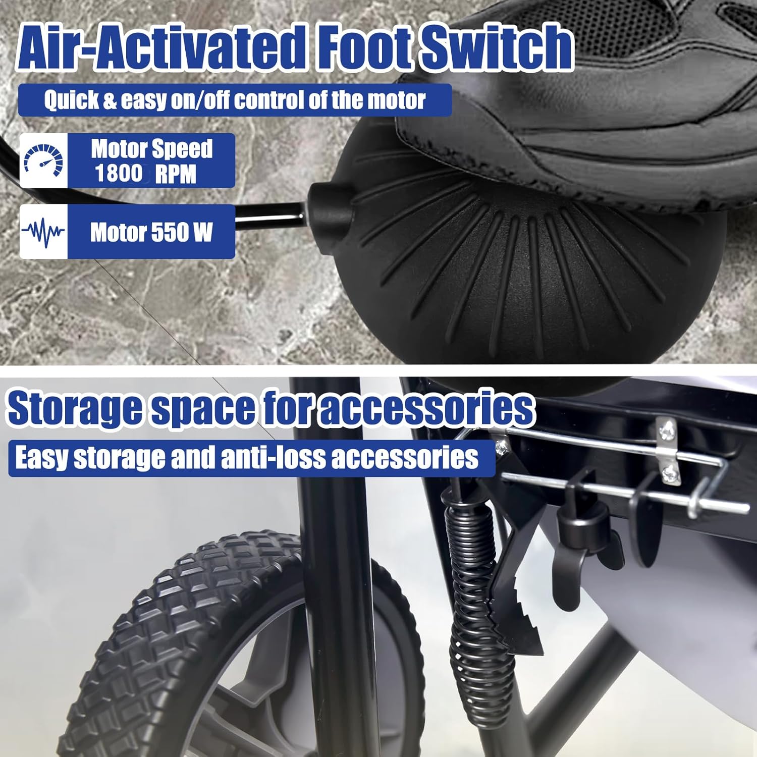 Pro-Grade Drain Cleaner Machine 100ft x 1/2