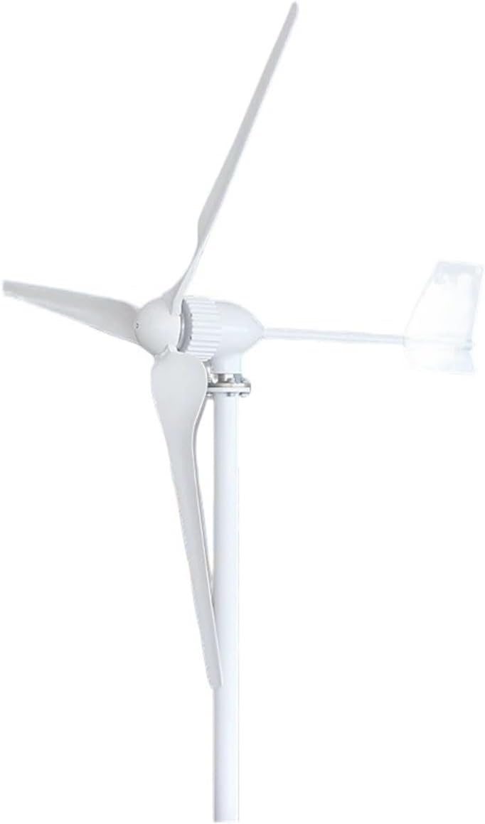 Wind Turbines, 1500W 24 48 96 Volt 3 Nylon Fiber Blade Horizontal Home Wind Turbines Wind Generator Power Windmill Energy Turbines Charge(48V)