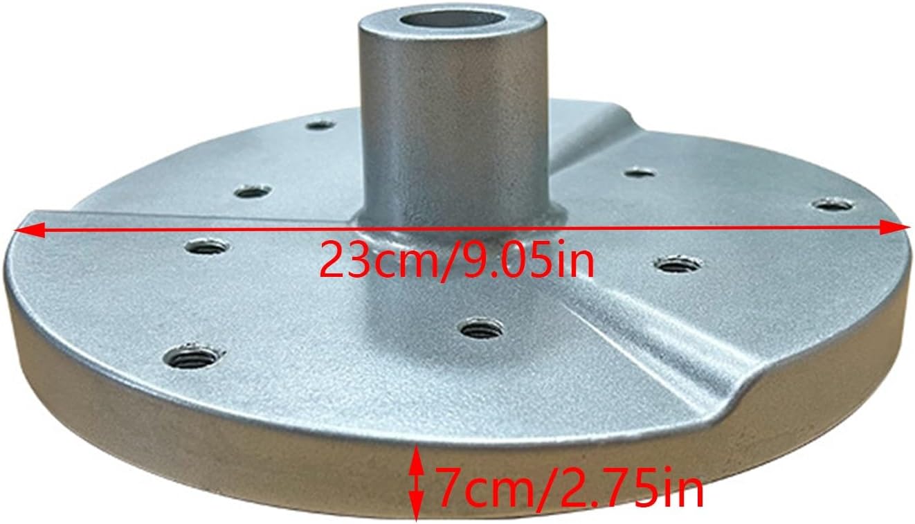 3 Blades Wind Turbine Hub DIY Windmill Accessories Horizontal Axis Wind Turbine Flat Hub Aluminum Alloy Wind Turbine Flange