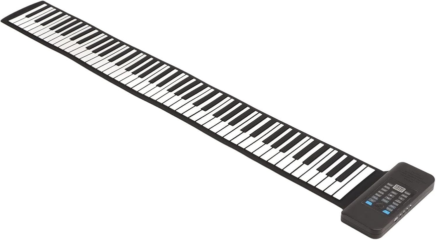Keyboard Piano, Roll Up Piano, Foldable Digital Piano, Portable Electric Piano with 88 Keys, Pedal, Arranger Keyboards with Speakers, LED Display, Rechargeable Smart Piano for Children Gifts