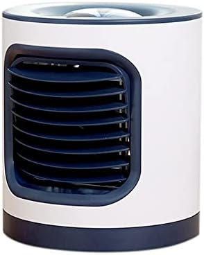 Mini Air Conditioner, 3 Speeds Portable Evaporative Air Conditioner, 4 in 1 Portable Air Conditioners/Humidifier/LED Light for Room Bedroom Office Home Car Tent