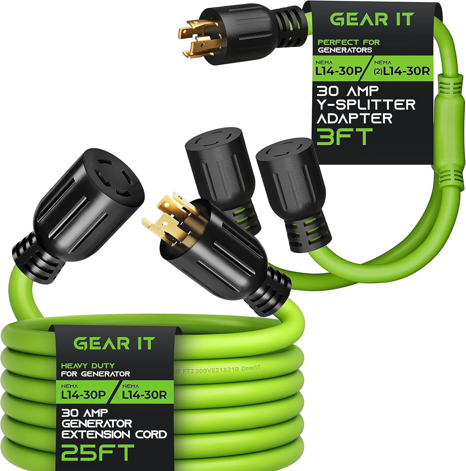 30A Generator Cord and 30A Y Splitter