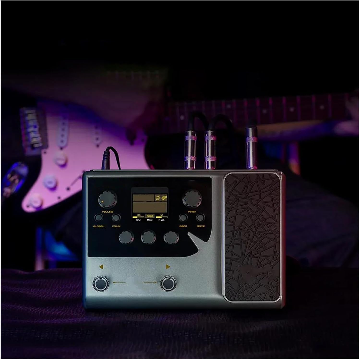 Professional Guitar Effects Pedals Built In Bass/acoustic Guitar Multi Effects Processor With Pedal Looper Modeling Amplifier
