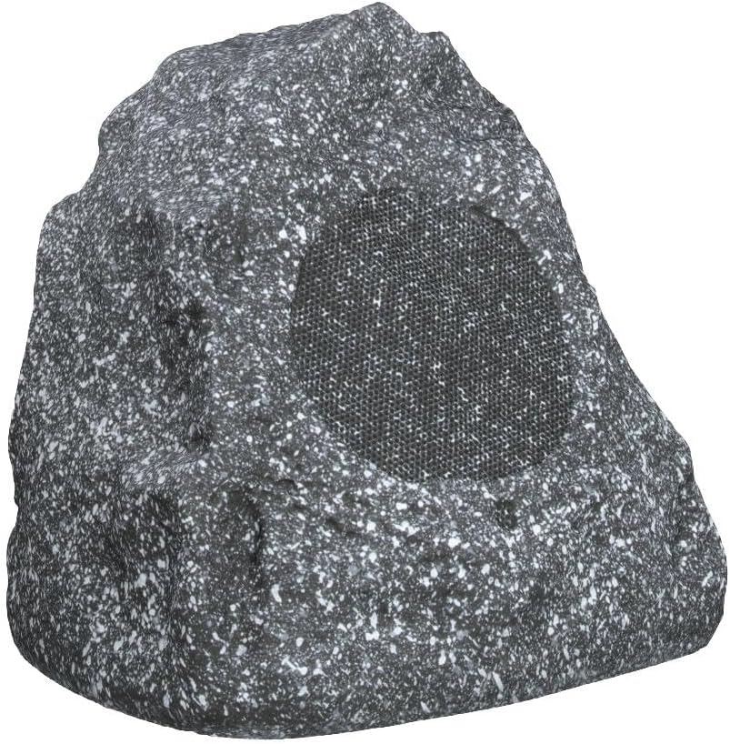 Theater Solutions 4R4G Outdoor Granite Rock 4 Speaker Set for Deck Pool Spa Patio Garden