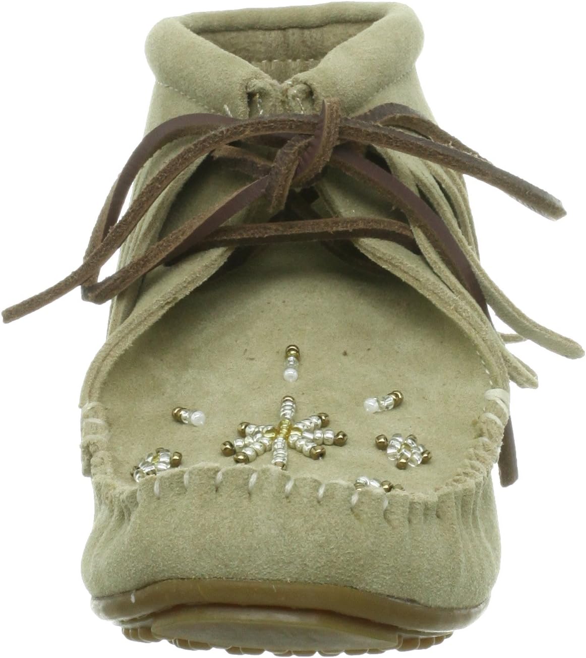 [jeiemu by Jonny Raise Mork] JM by Johnny Moke Beaded indyianmokahurinzibu-tu - beige -