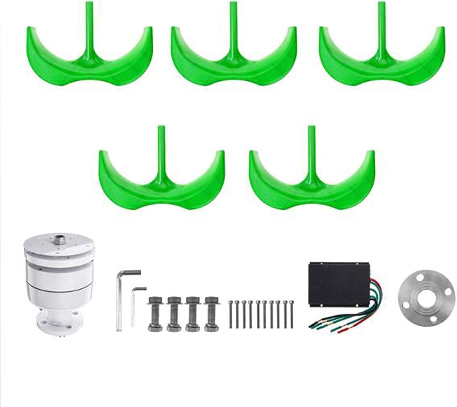 CHRISK 10000W No Noise Magnetic Levitation Wind Turbines Generator,12V 24V 48V Family Farm Wind Turbine with Controller