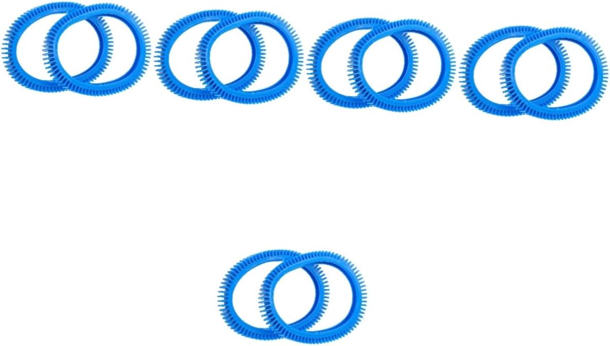 balacoo 10pcs Pool Tire Replacement Kit for Swimming Pool Cleaners Rear Wheel High Cleaning Efficiency Compatible Aquanaut Parts
