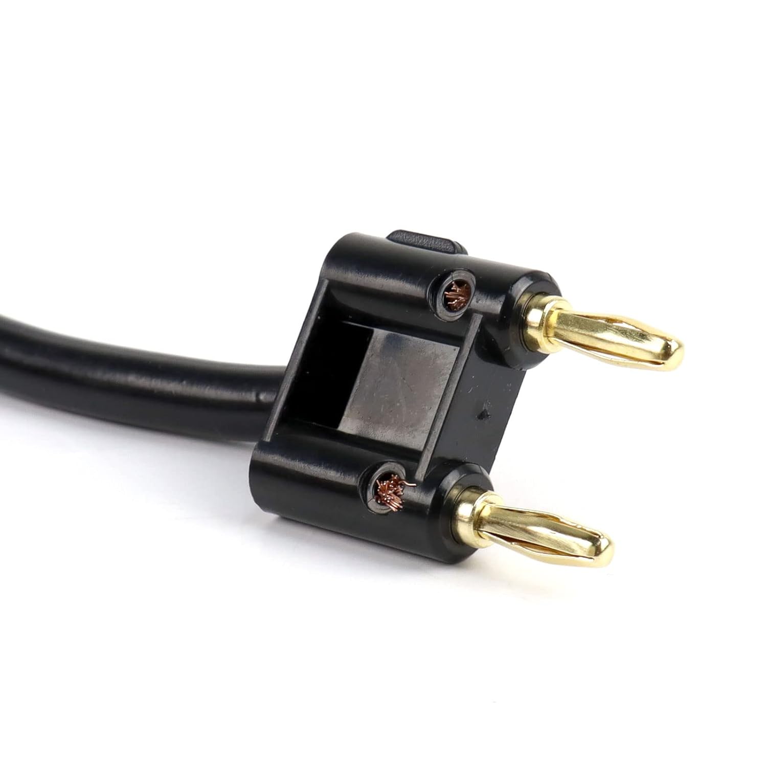 Pack of 3 30 Feet Speakon to Banana Plug Cable with Twist Lock - 3pcs 30 Ft. Compatible Dual Tips Speaker to Power Amp Cord - Pro PA DJ Audio Speak-On Extension Wire 30FT