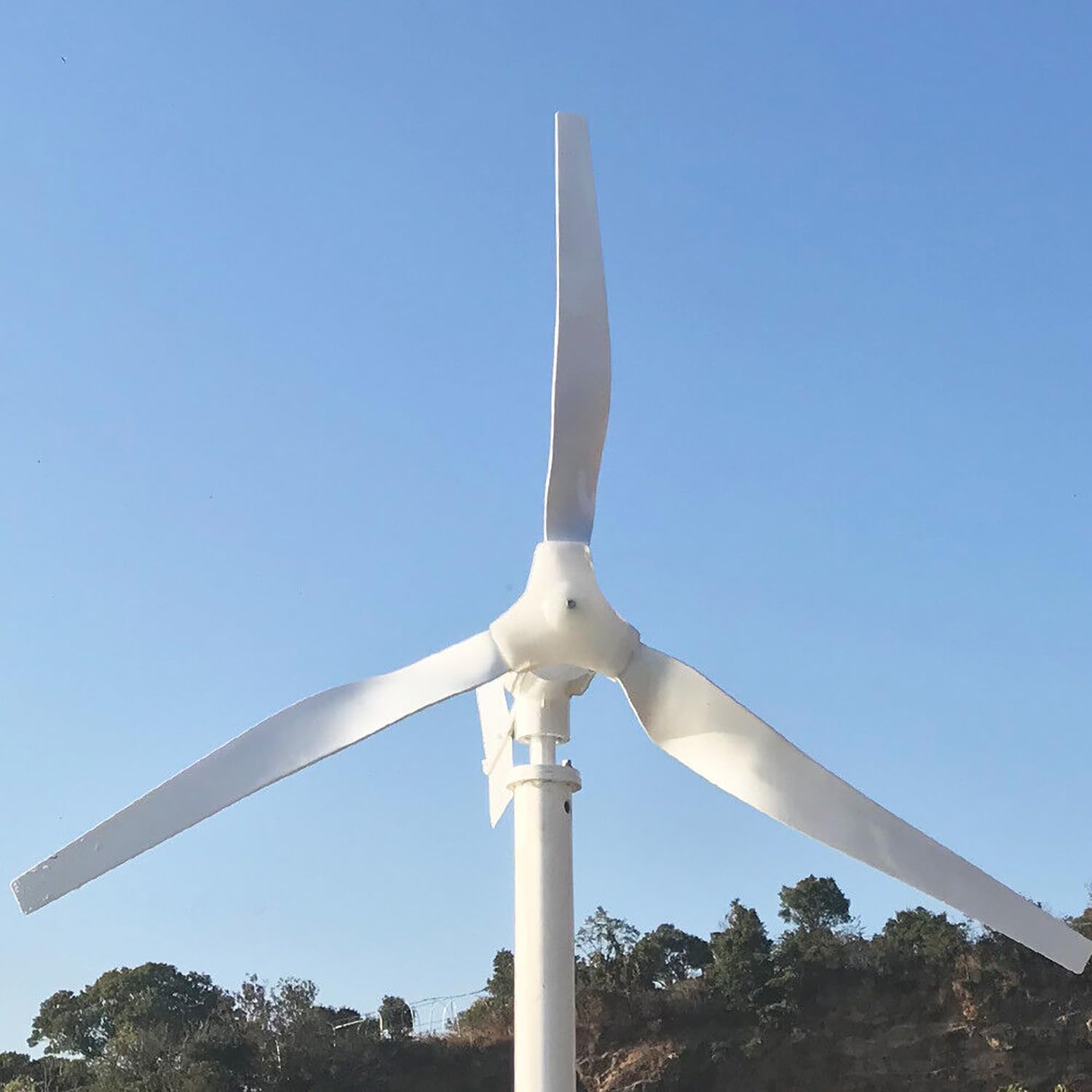 3KW Wind Turbine Generator Kit 3000W 24V with 3 Blades with MPPT Charge Controller Wind Power Generator Windmill for Hybrid Solar Wind System