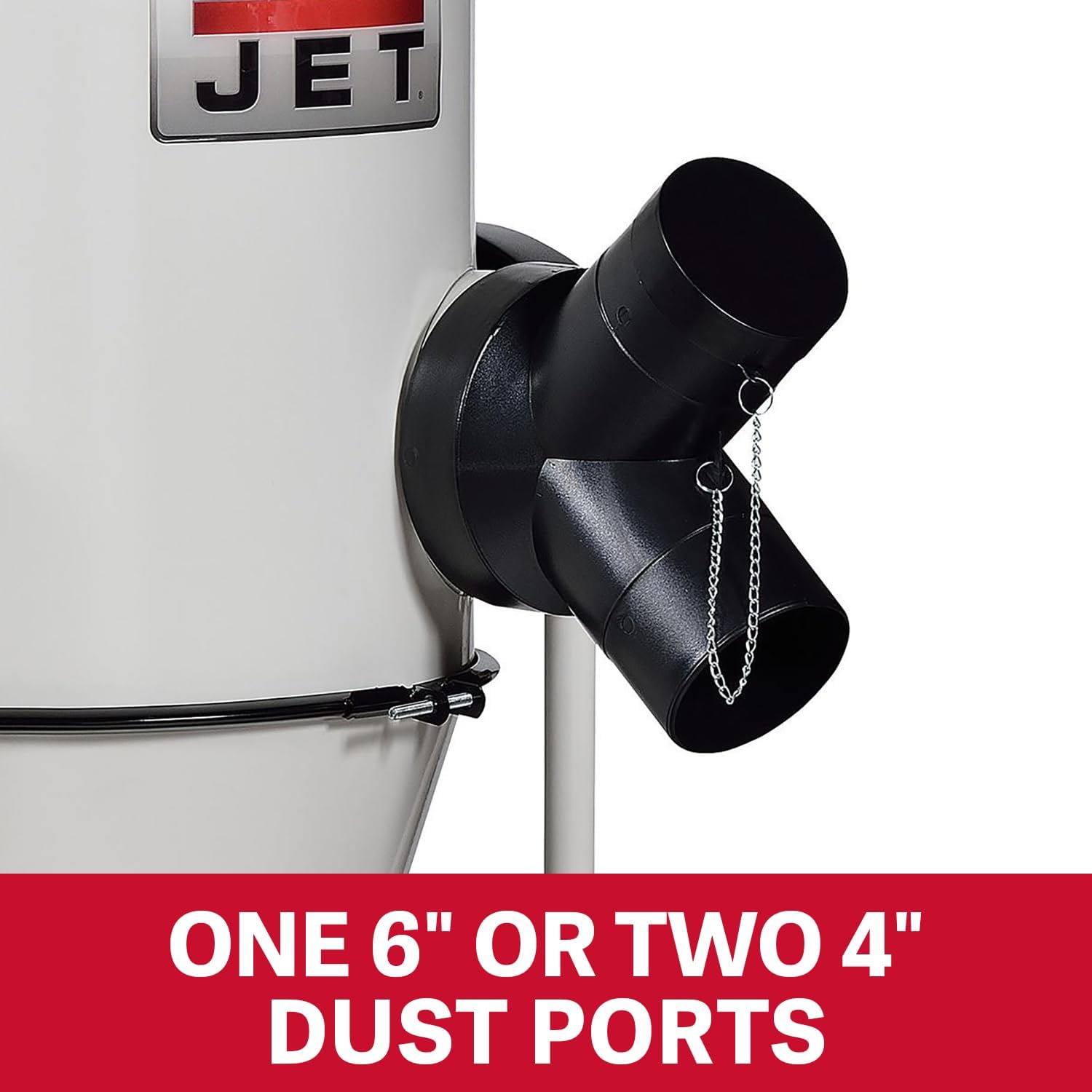 JET Cyclone Dust Collector, 2-Micron Filter, 2 HP, 230V 1Ph (Model JCDC-2)
