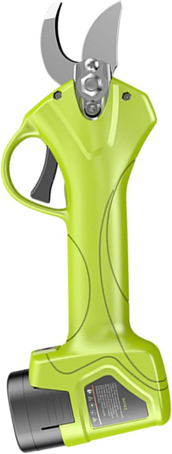 Feelme Electric Pruning Shears Cordless Waterproof Electric Scissors Gardening Shears Lithium Battery-Powered Tree Branch Pruning Shears 28-35mm Cutting Diameter 6-8h Working Time Long Battery Life