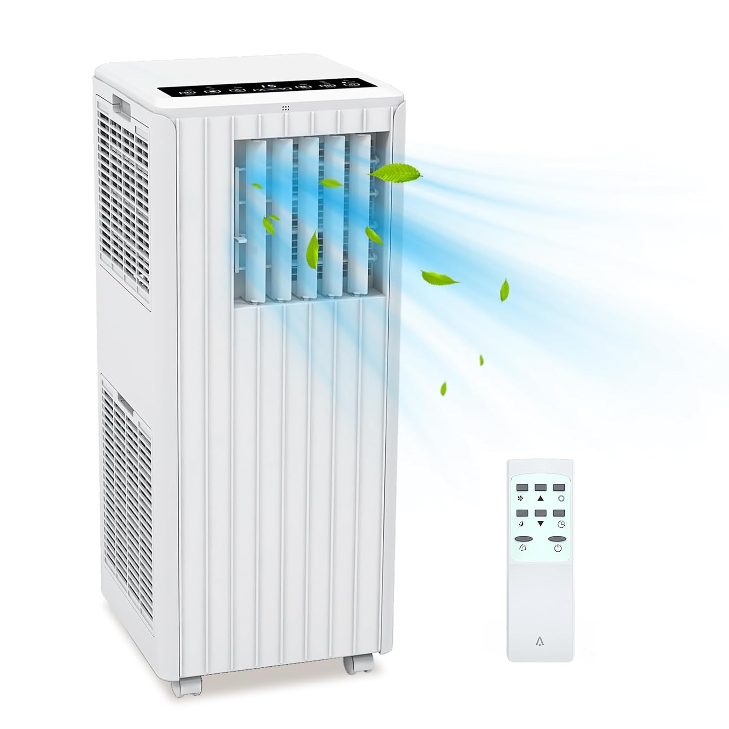 Portable Air Conditioners 8000 BTU for Room Up to 350 Sq. Ft, Portable AC Unit with Cool Fan and Dehumidifier, Quiet AC Unit for Bedroom, With Remote Control, 24 Hour Timer, Window Kit