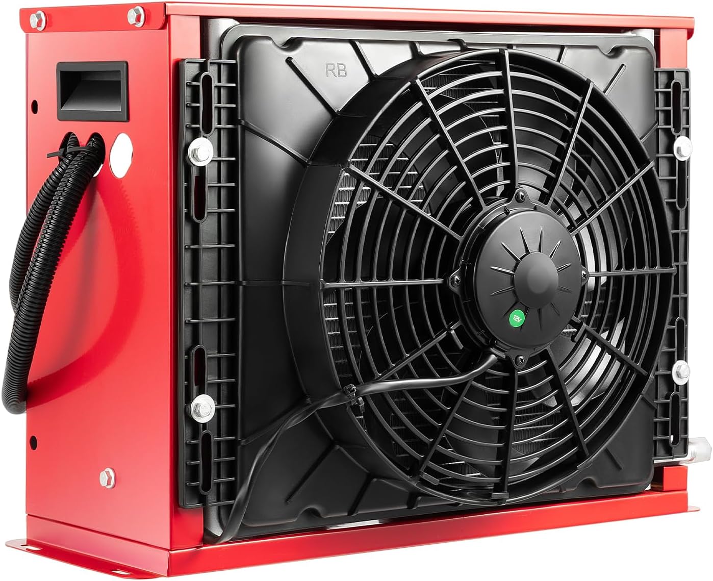 12V Split AC, Vehicle Air Conditioner Car Cooling System Truck A/C Unit Parking Cooler Cooling Capacity 2400W for RVs Vans Trailers Excavators Construction Vehicles