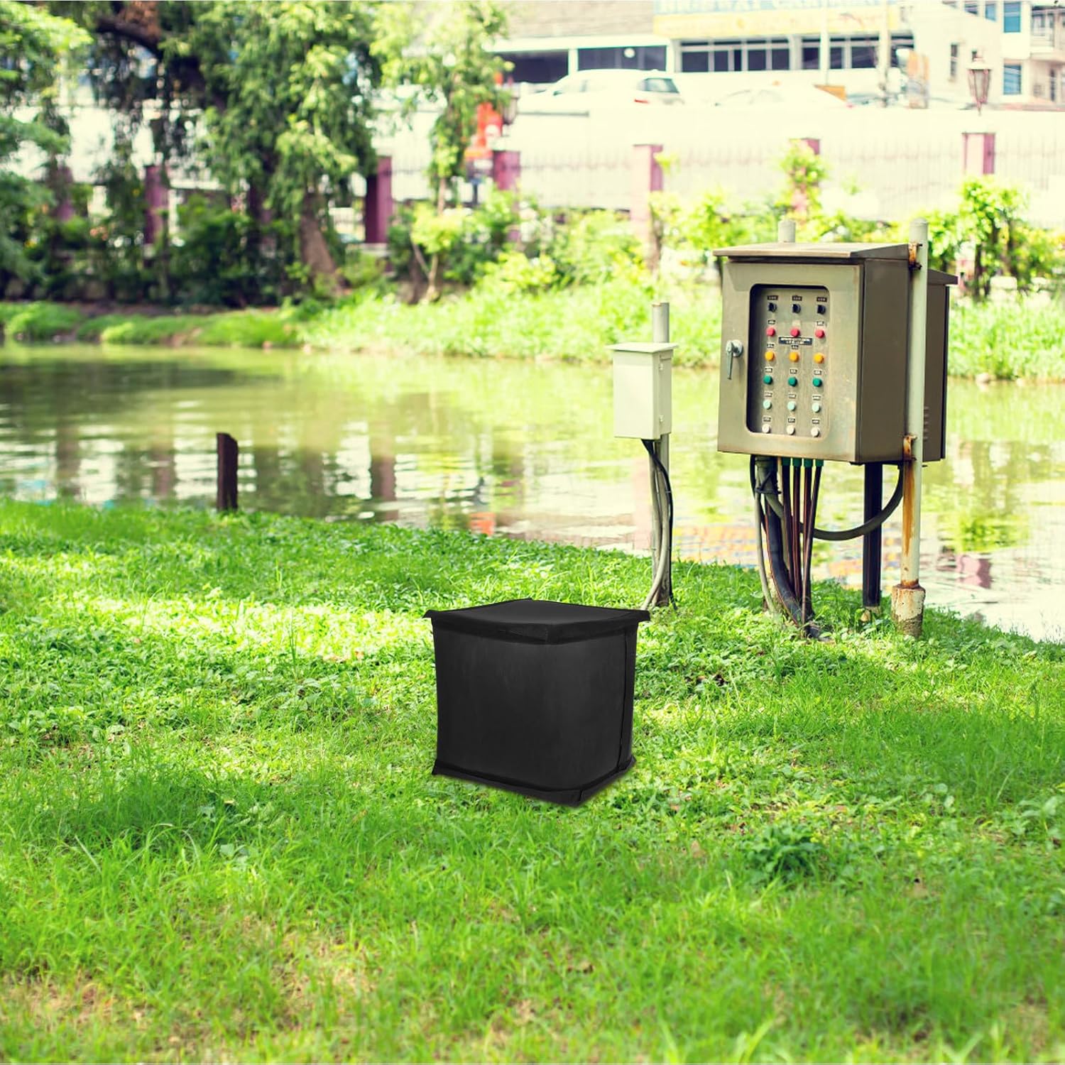 BESPORTBLE Soundproof Enclosure: Portable Soundproof Box For Air Pumps Water Pump Generators - Noise Reduction Sound Insulation For Small Household Machines
