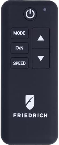 Friedrich WCT12A10A WallMaster Series Smart Wall Air Conditioner with 12000 Cooling BTU, 550 sq. ft. Cooling Area, 295 CFM, 3 Cooling Speed, Remote Control, Compatible with Alexa in White