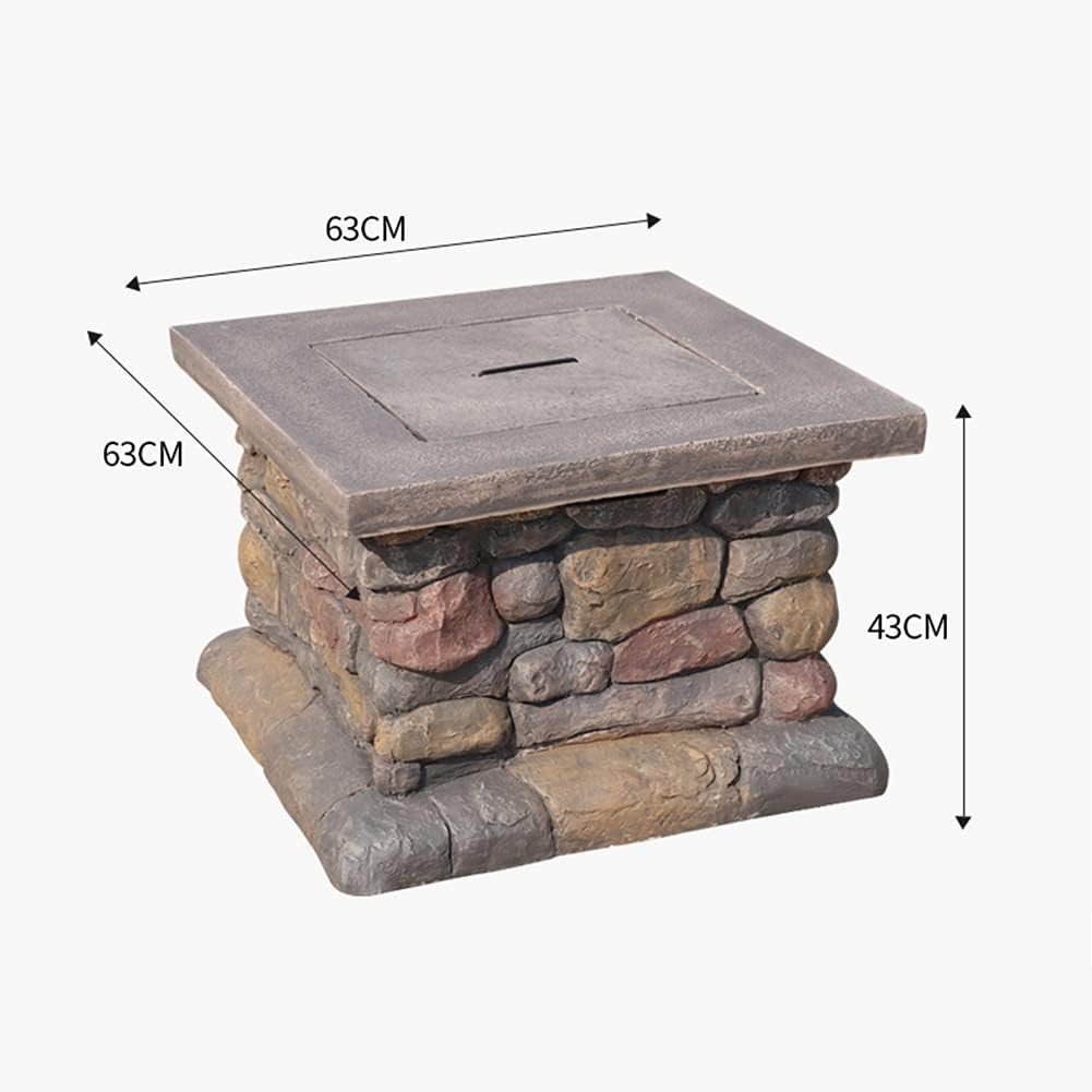 Household Charcoal Grill, Stone Grill, Outdoor Outdoor Garden Barbecue Fire Pit Courtyard Grill Stove
