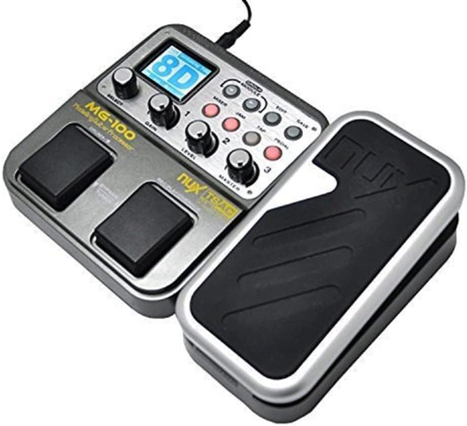 NUX MG-100 Electric Guitar Multi-Effects Pedal Processor EFX AMP EQ Mixer