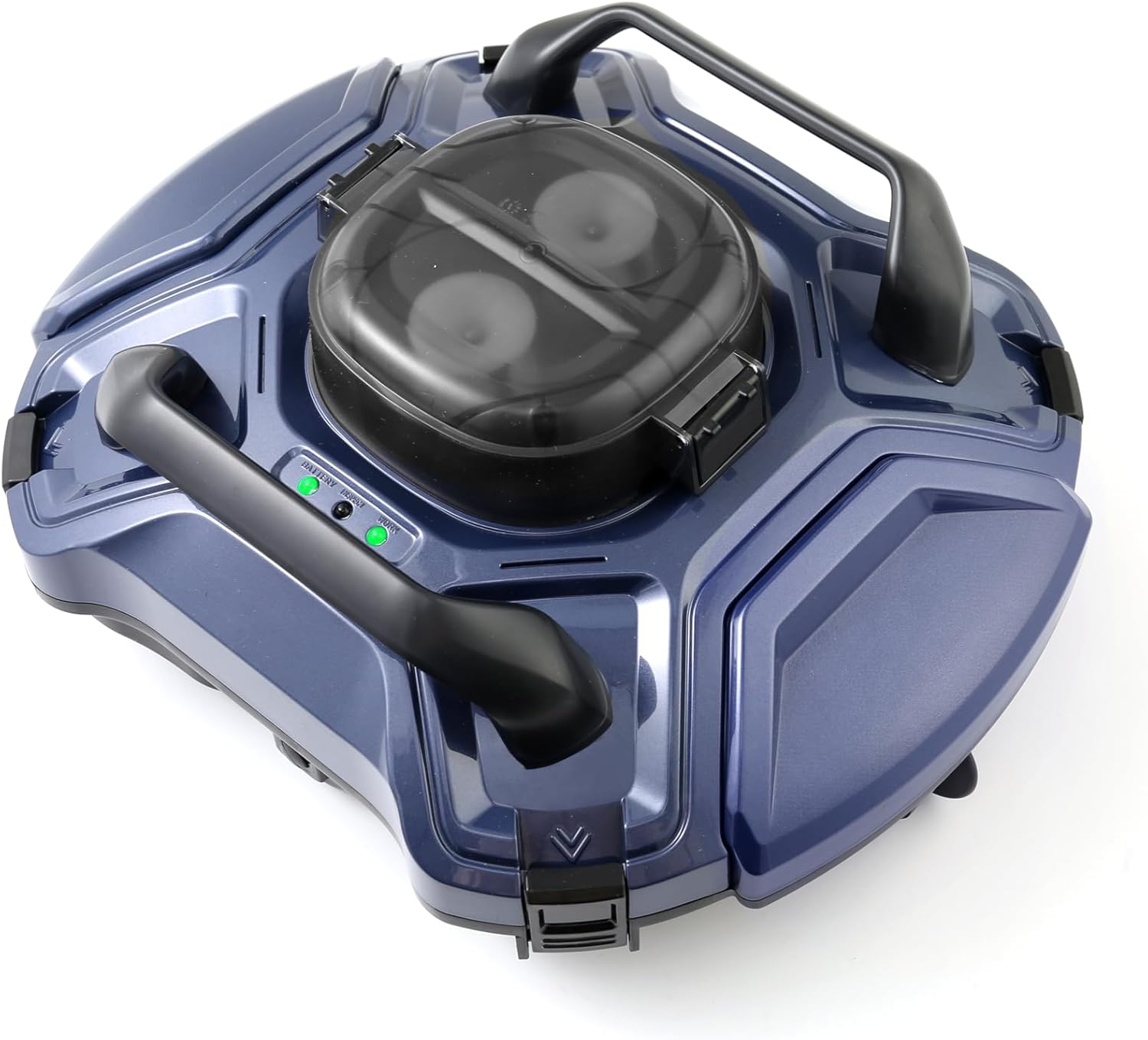 Cordless Robotic Pool Cleaner, Robotic Pool Vacuum Automatic Cleaning, Dual-Motor, Self-Parking,for Above/In Ground Swimming Pools(Blue)