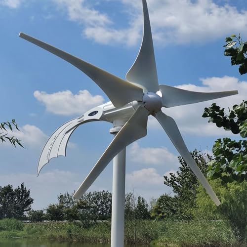 300W/400W/500W Permanent Magnet Wind Turbine for Home Use - Solar Hybrid Power Generator, Automatic Rooftop & Farm Solution (400W) - Eco-Friendly Energy Solution