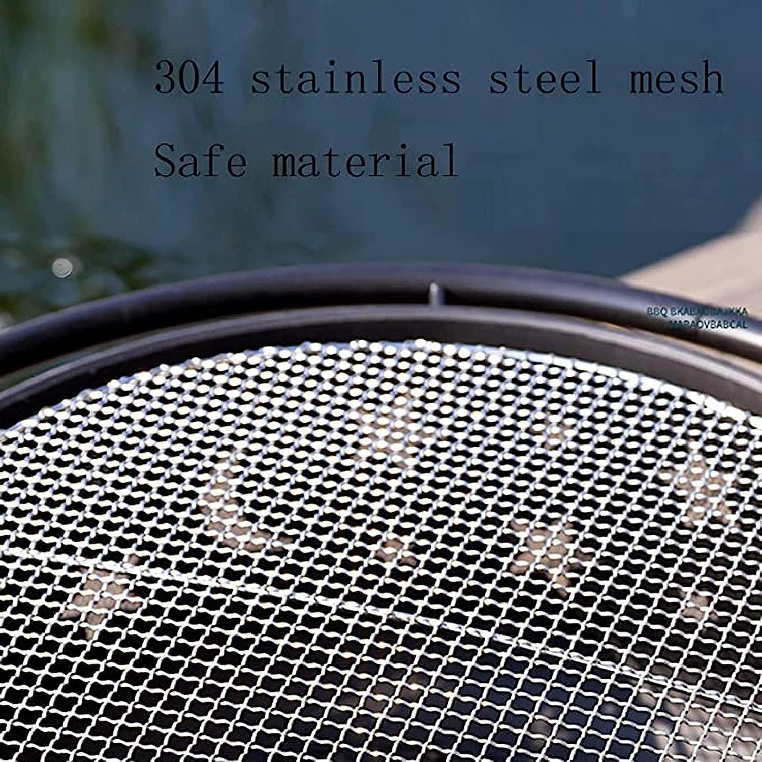 Outdoor Fire Pits Heaters BBQ Grill Firepit Bowl Wood Burning Fire Pit Garden Fire Pit with Grill G