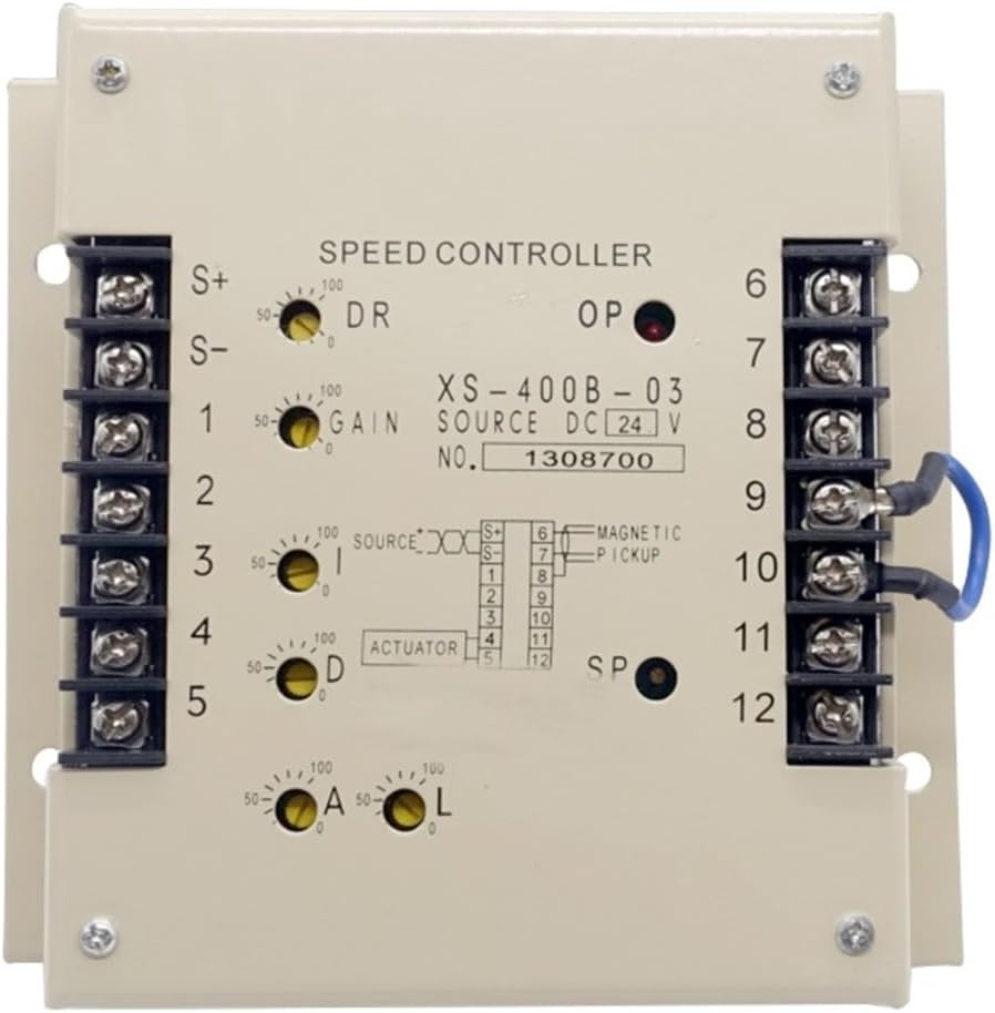 Generator Speed Controller DC 24V XS-400B-03 Speed Control Replacement for Engines Spare Parts Speed Controller